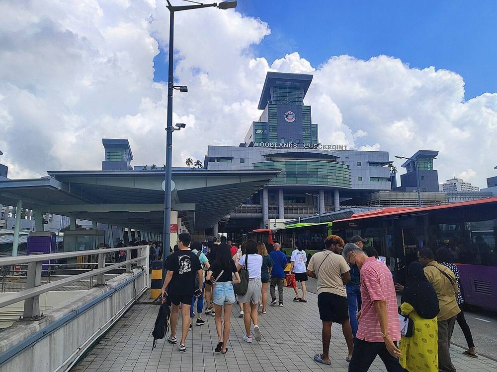 Woodlands Checkpoint on the Singapore side of the Causeway