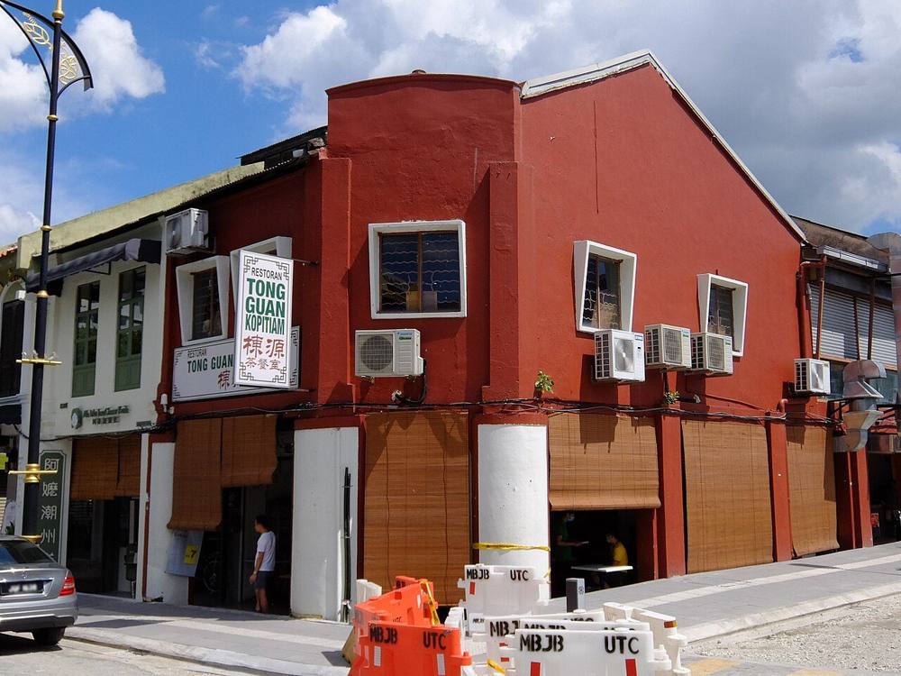 Tong Guan Kopitiam in Chinatown, Johor Bahru