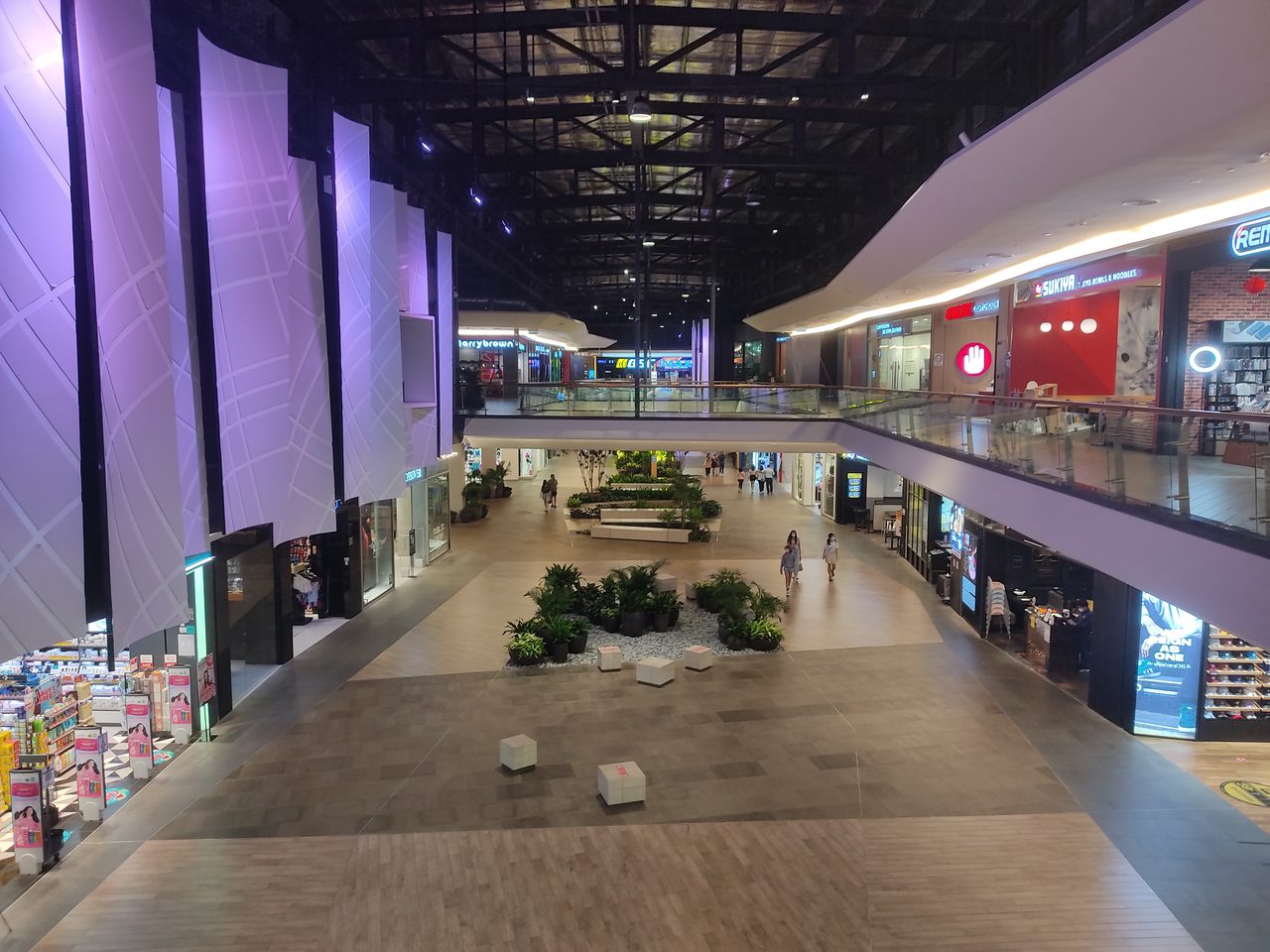 Exterior of The Mall, Mid Valley Southkey in Johor Bahru, the largest shopping mall in Johor