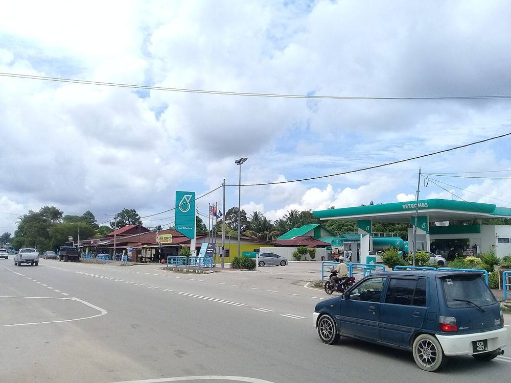 Petronas petrol station in Pagoh, Johor