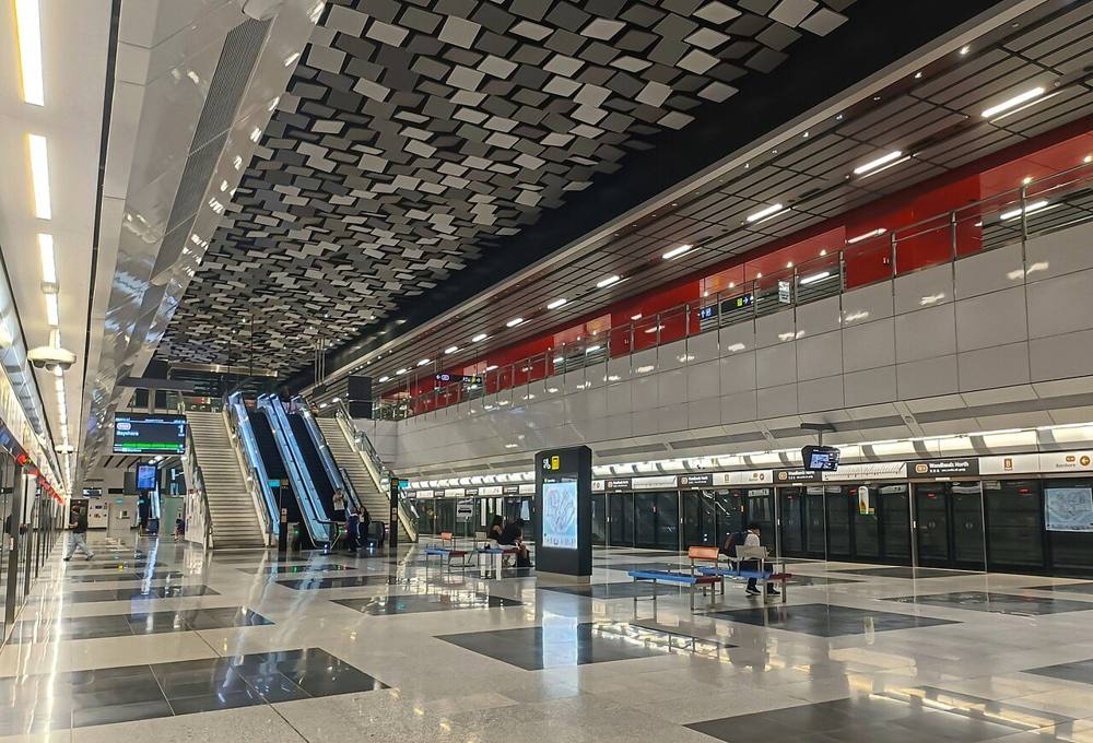 Woodlands North MRT Station in Singapore