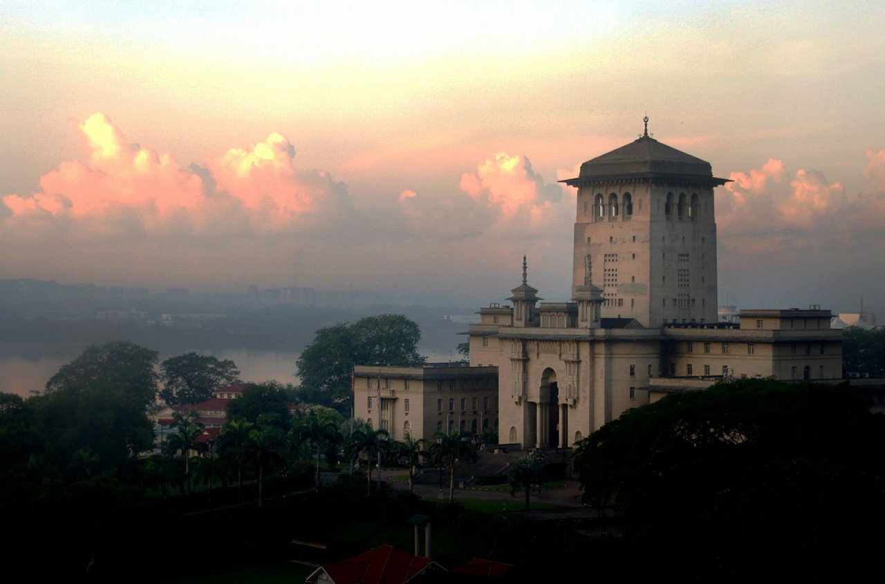 The historic Sultan Ibrahim Building on Bukit Timbalan, Johor Bahru