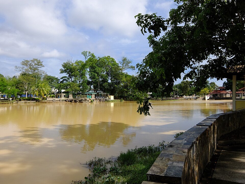 lakeside park with zipline over water Johor Bahru